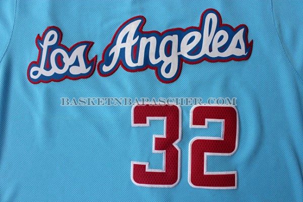 Maillot Manche Courte Los Angeles Clippers Griffin Bleu